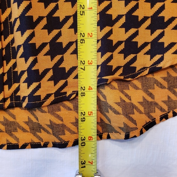 Giorgio SantAngelo Houndstooth Boyfriend Button Up - Picture 7 of 8